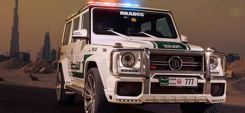 Újabb brutális autócsodát vett a dubaji rendőrség
