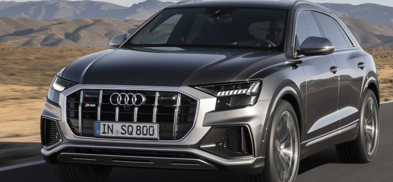 Itt a 435 lóerős dízelhibrid Audi SQ8