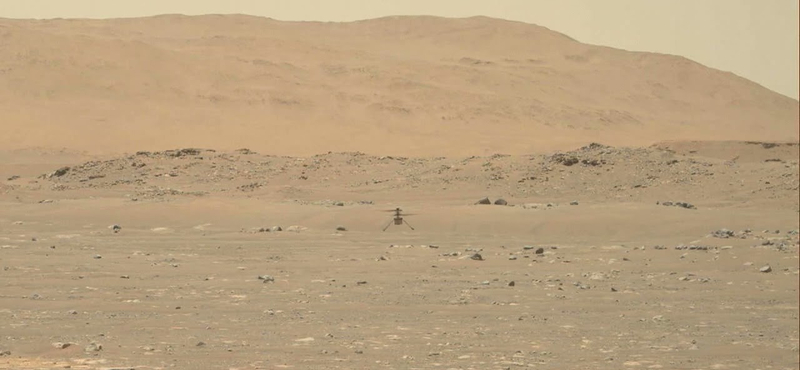 Már videón is látható, ahogy helikoptert reptet az emberiség a Marson