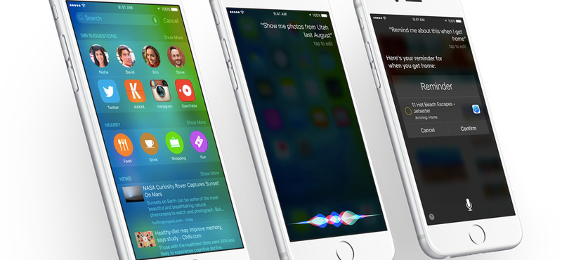 Máris frissítheti az iPhone-ját, megjött az új szoftver