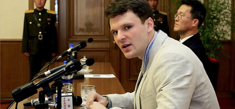 Most már tényleg nagy bajban van az Észak-Koreában letartóztatott amerikai diák – fotók