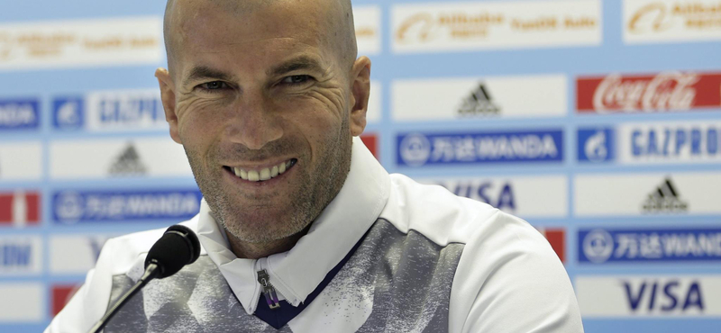 Lemondott Zidane, a Real Madrid edzője