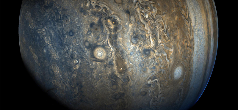 Látott már óriási vihart? Mutatunk egyet: közelről is lekapták a Jupiter tomboló időjárását – fotó