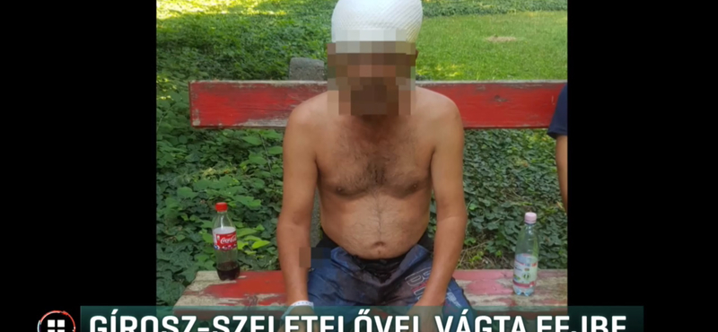Hússzeletelő késsel támadt egy gyrosos a vendégre Budapesten