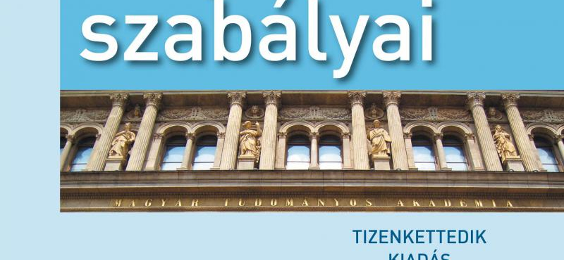 Szeptember 3-án jön az átírt helyesírási szabályzat