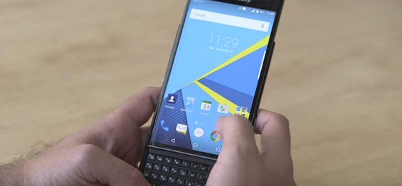 Itt az első hivatalos videó az androidos BlackBerryről