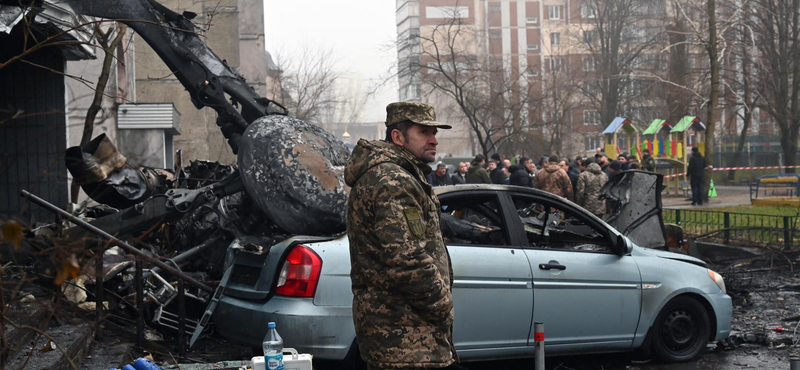 Már nem keresnek túlélőket az ukrán belügyminiszter halálos balesetének helyszínén