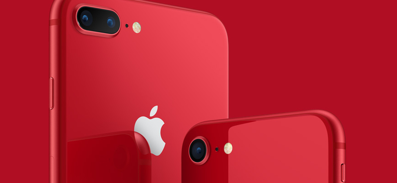 Jön a piros iPhone 8: itt az Apple hirdetése