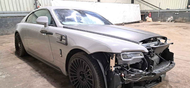 700 ezer fontos Rolls Royce-t tört össze Marcus Rashford, most eladja