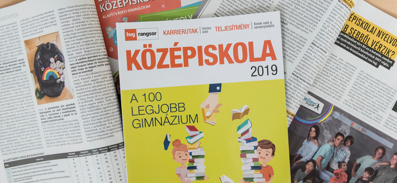 Itt a HVG 2019-es középiskolai rangsora, az élen a Radnóti Miklós Gimnázium