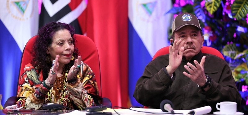 Feleségét tenné társelnökké Daniel Ortega nicaraguai elnök