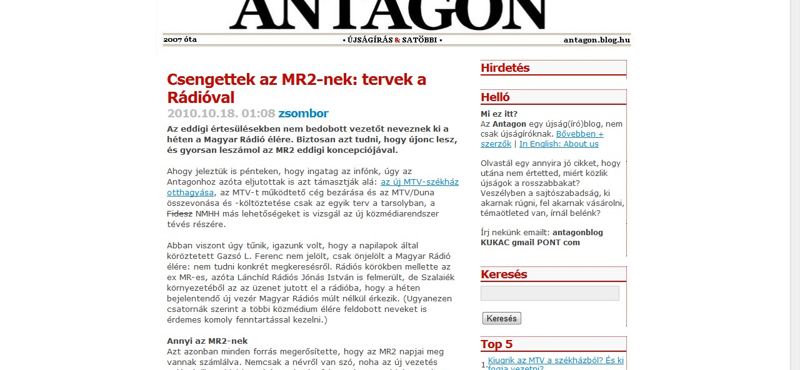 Mi lesz az MR2 rádió sorsa?