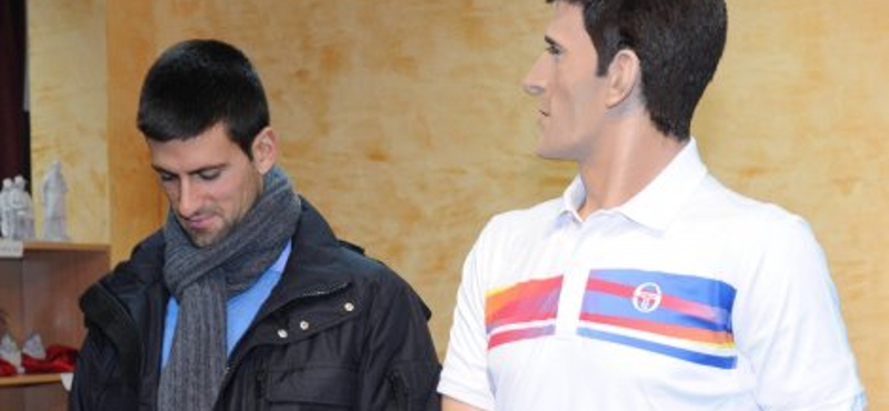 Viaszszobrot kapott Djokovic, nem hasonlít a sportolóra