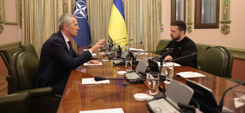 Meglepetésszerű látogatást tett Kijevben a NATO főtitkára