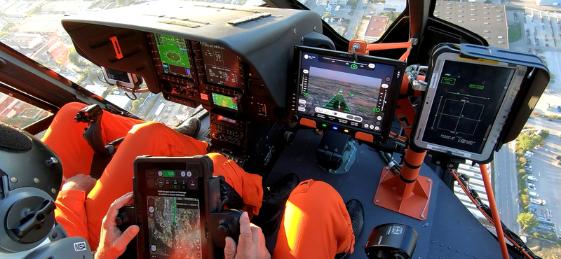 Teljesen magától repült egy helikopter