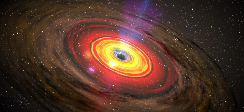 Mi történik, ha összeütközik két fekete lyuk? Elszabadul egy 102 000 000 km/h sebességű kozmikus erő