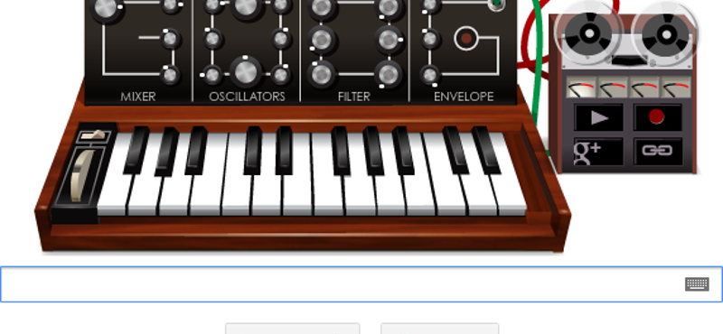 Egy különleges szintetizátor a mai Google doodle