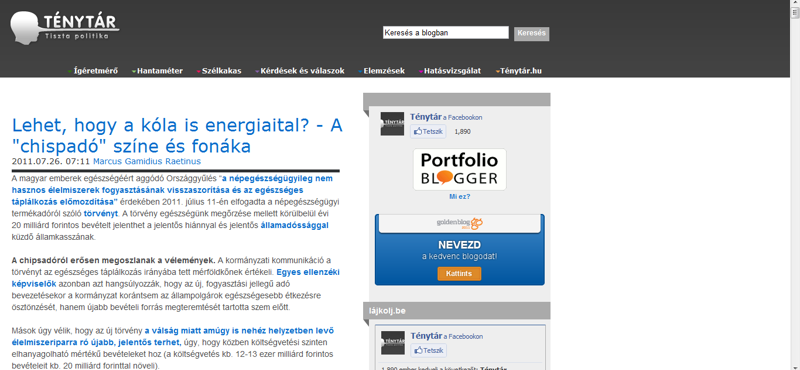 A kóla is energiaital?