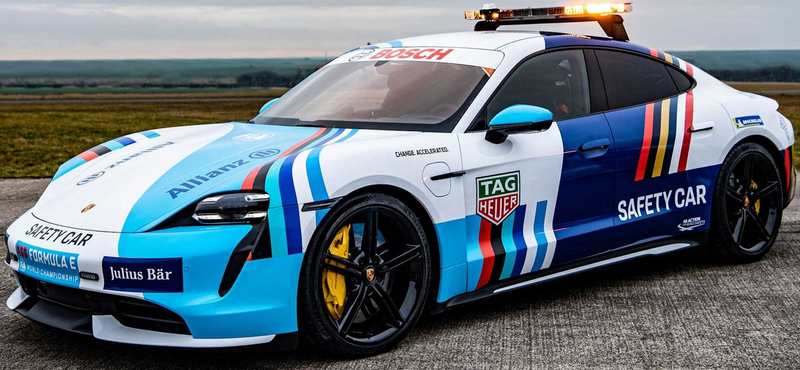 761 lóerős elektromos Porsche biztonsági autót mutattak be