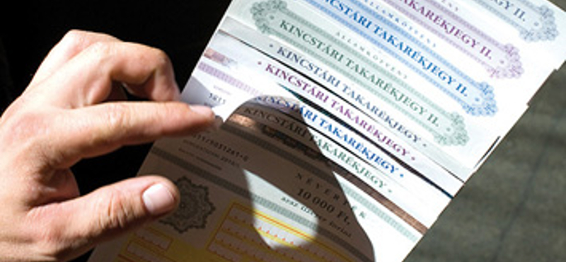 A tervezettnél kevesebb kincstárjegyet adtak el a mai aukción
