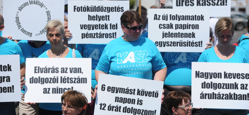 Csak pár százan tüntettek a Tescónál