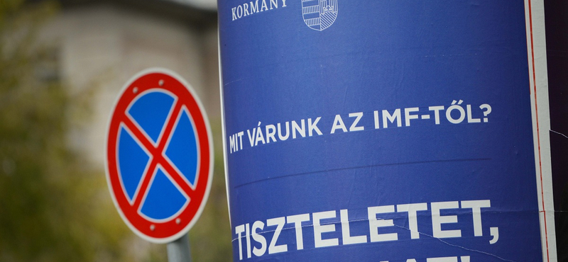 Kiderült, mennyibe került a kormány IMF-et lejárató kampánya