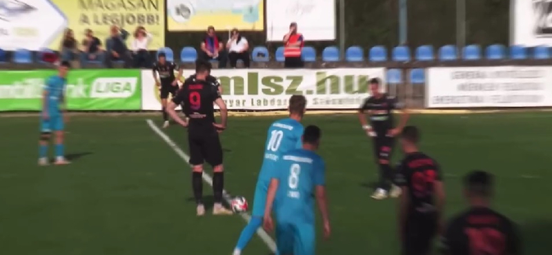 A kezdőrúgásból lőtt gólt a Nyíregyháza támadója – videó