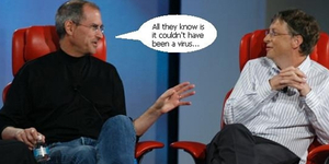 Steve Jobs versus Bill gates tribute Steve Jobs versus Bill gates tribute
